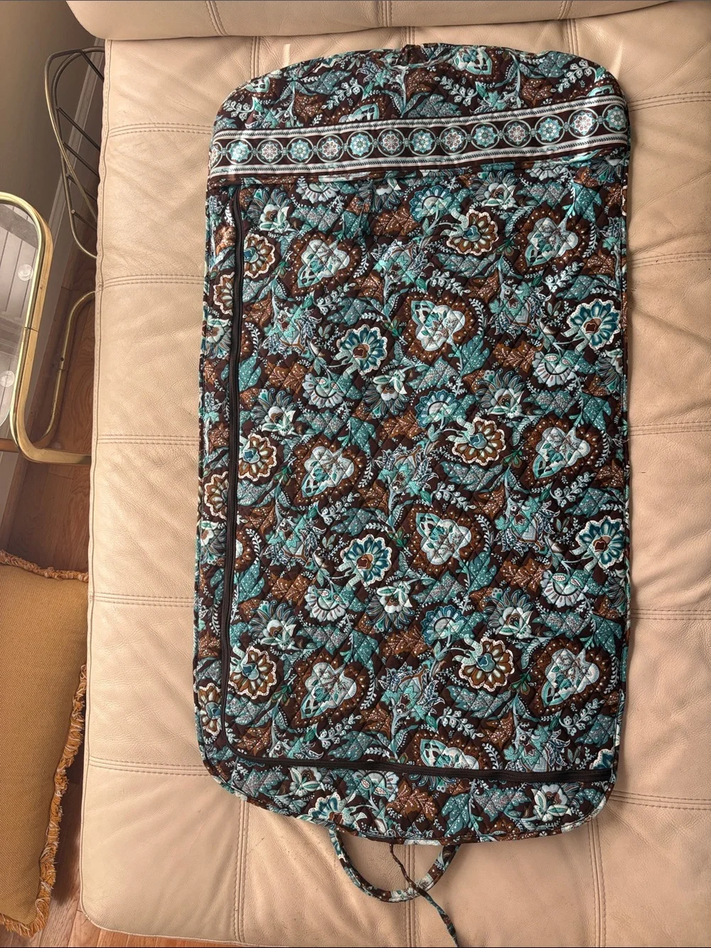 Vera Bradley Java Blue Floral Garment Bag